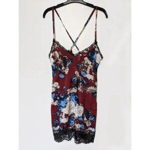 Tobi | Floral And Lace Slip Dress